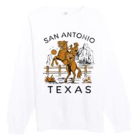 San Antonio Classic City Pride Design Premium Crewneck Sweatshirt