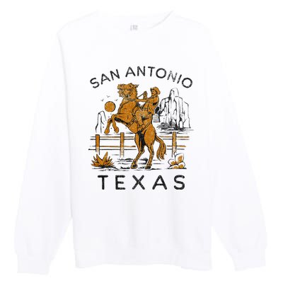 San Antonio Classic City Pride Design Premium Crewneck Sweatshirt