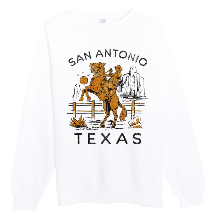 San Antonio Classic City Pride Design Premium Crewneck Sweatshirt