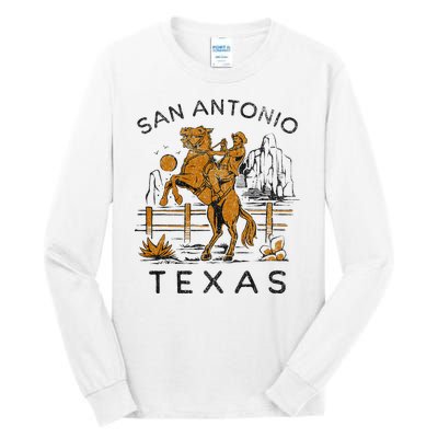 San Antonio Classic City Pride Design Tall Long Sleeve T-Shirt