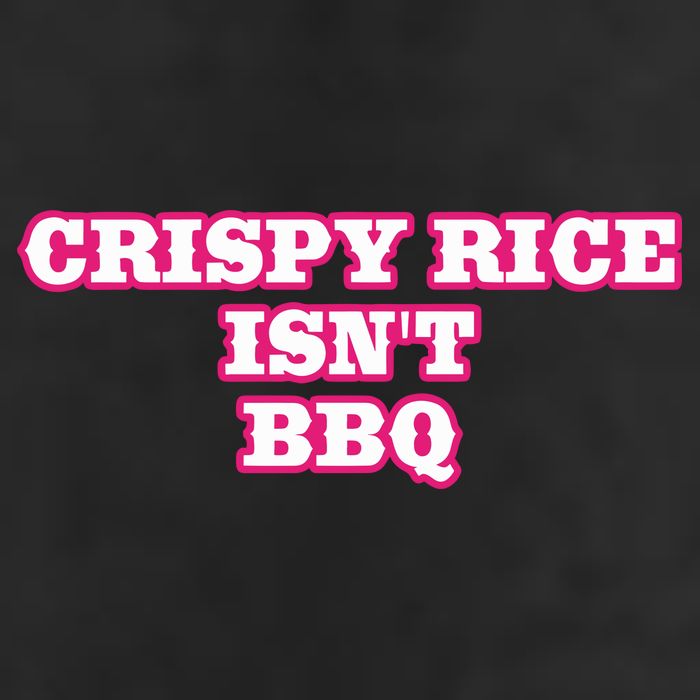 Sunny Anderson Crispy Rice Isn’T Bbq 7 Panel Mesh Trucker Snapback Hat
