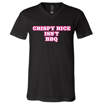 Sunny Anderson Crispy Rice Isn’T Bbq V-Neck T-Shirt