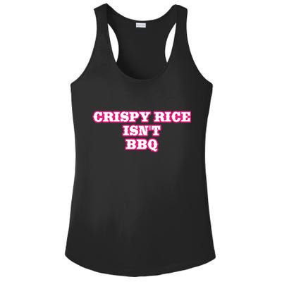 Sunny Anderson Crispy Rice Isn’T Bbq Ladies PosiCharge Competitor Racerback Tank