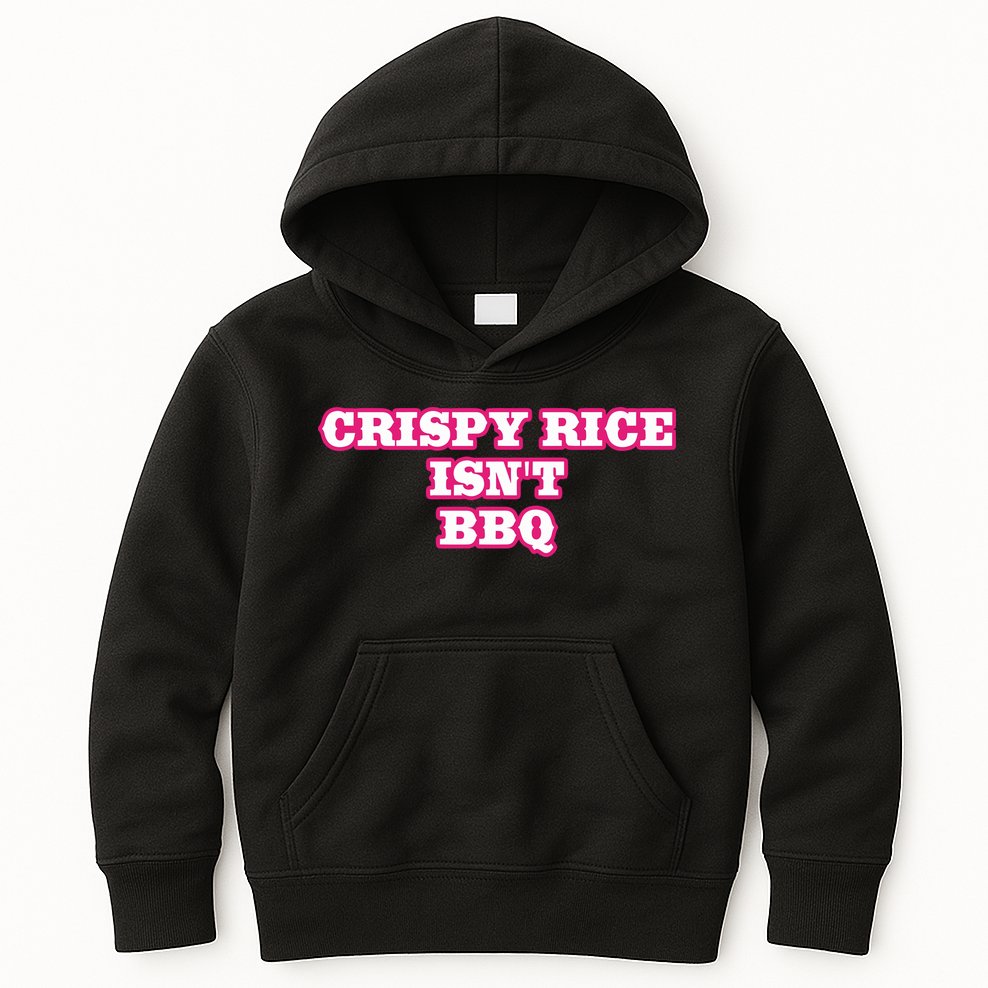 Sunny Anderson Crispy Rice Isn’T Bbq Kids Hoodie