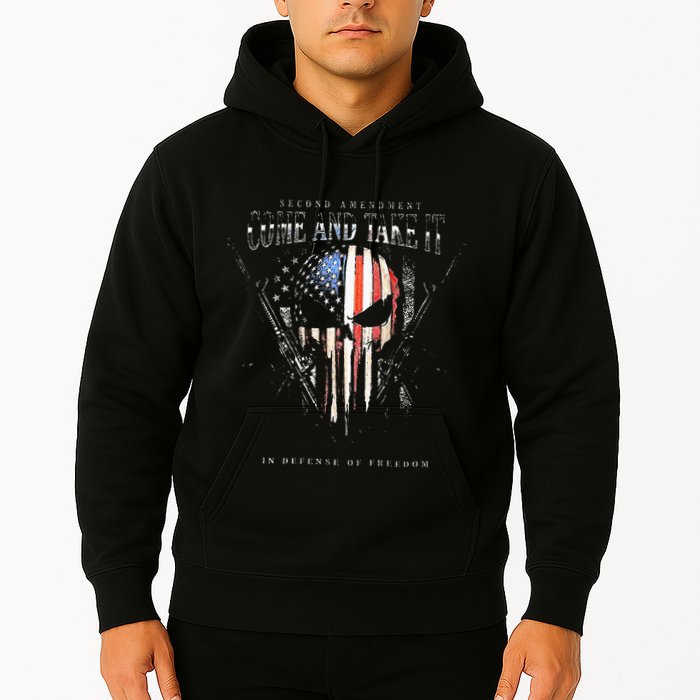 Second Amendment Come And Take It In Defense Of Freedom Hoodie