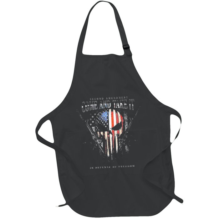 Second Amendment Come And Take It In Defense Of Freedom Apron