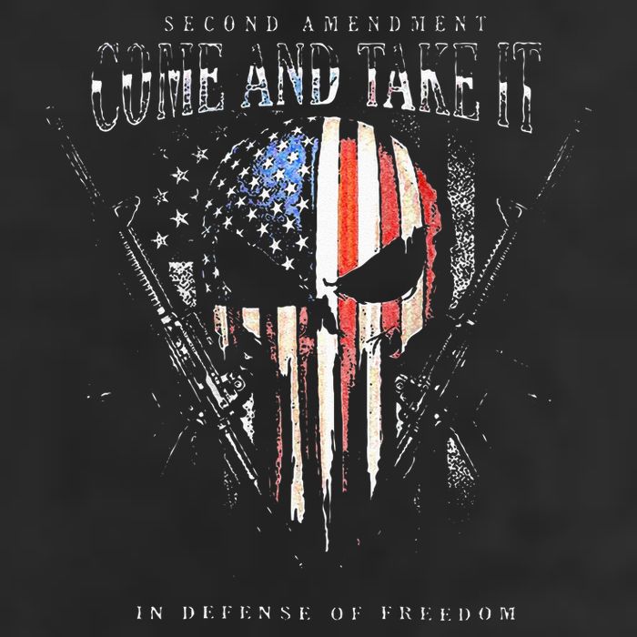 Second Amendment Come And Take It In Defense Of Freedom 25L Jumbo Tote