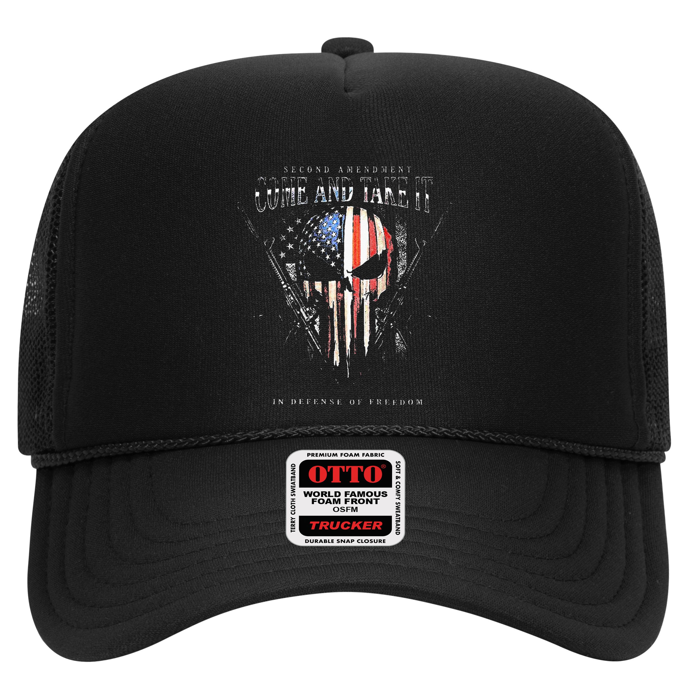 Second Amendment Come And Take It In Defense Of Freedom Trucker Hat