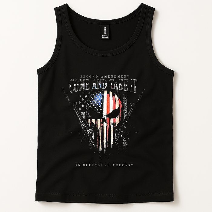 Second Amendment Come And Take It In Defense Of Freedom Tank Top