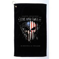 Second Amendment Come And Take It In Defense Of Freedom Golf Towel