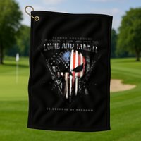 Second Amendment Come And Take It In Defense Of Freedom Golf Towel