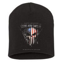 Second Amendment Come And Take It In Defense Of Freedom Short Acrylic Beanie