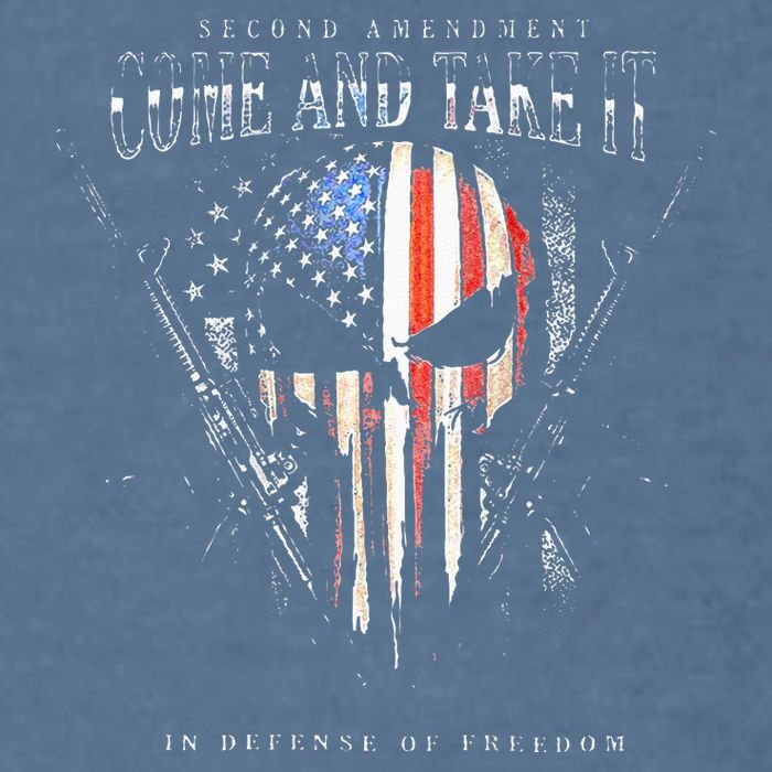 Second Amendment Come And Take It In Defense Of Freedom Garment-Dyed Sweatshirt