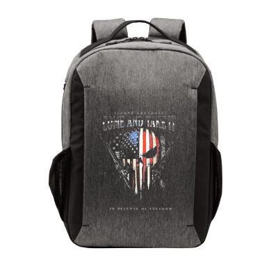 Second Amendment Come And Take It In Defense Of Freedom Vector Backpack