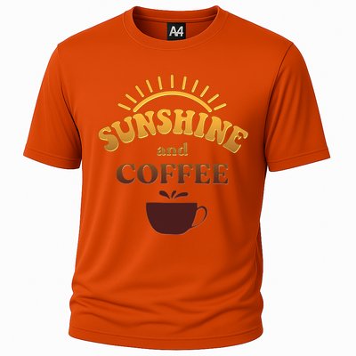 Sunshine And Coffee Cooling Performance Crew T-Shirt