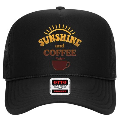 Sunshine And Coffee Trucker Hat
