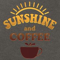 Sunshine And Coffee Cotton Canvas Backpack