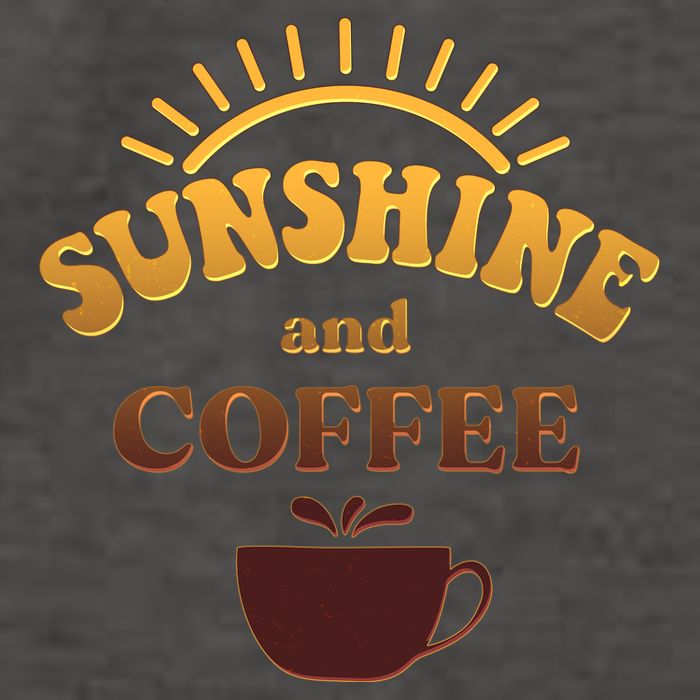 Sunshine And Coffee Vector Backpack