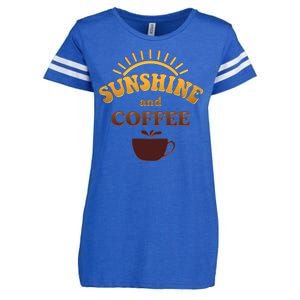 Sunshine And Coffee Enza Ladies Jersey Football T-Shirt