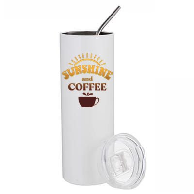 Sunshine And Coffee Stainless Steel Tumbler