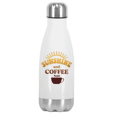 Sunshine And Coffee Stainless Steel Insulated Water Bottle