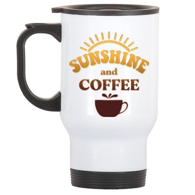 Sunshine And Coffee Stainless Steel Travel Mug