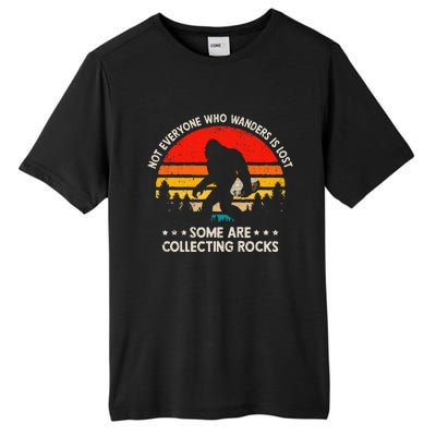 Some Are Collecting Rocks Geologist Rockhounding Bigfoot Tall Fusion ChromaSoft Performance T-Shirt