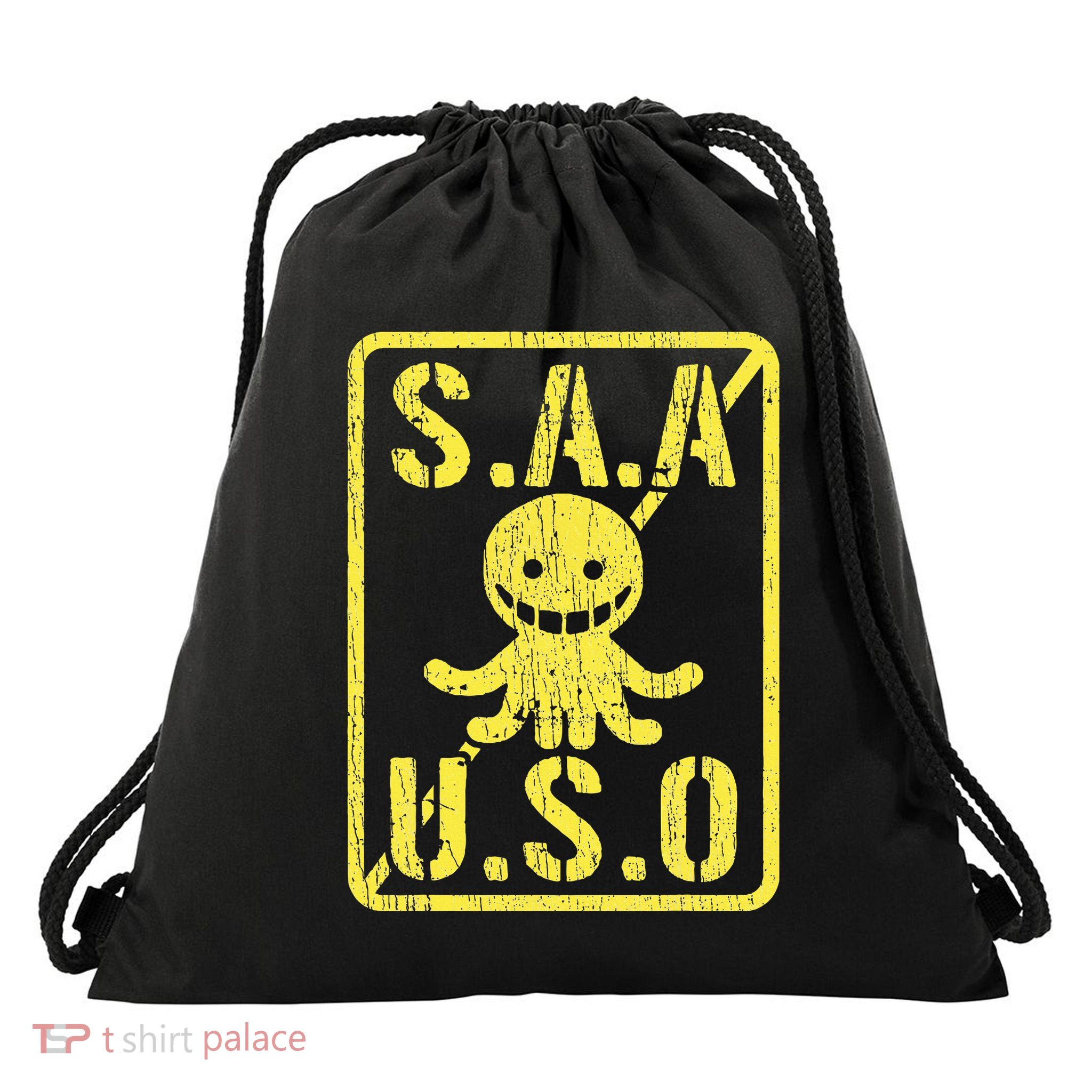 Sayings Assassination Classroom Saa Uso Drawstring Bag