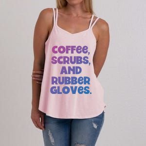 Scrubs And Coffee Scrubs Rubber Gloves Coffee Scrubs Gift Women's Strappy Tank