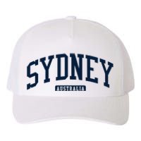 Sydney Australia College University Style Yupoong Adult 5-Panel Trucker Hat