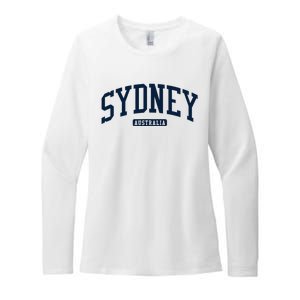 Sydney Australia College University Style Womens CVC Long Sleeve Shirt