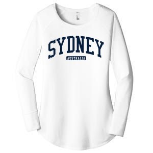 Sydney Australia College University Style Women's Perfect Tri Tunic Long Sleeve Shirt