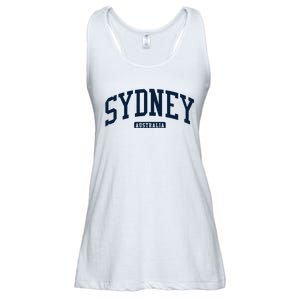 Sydney Australia College University Style Ladies Essential Flowy Tank