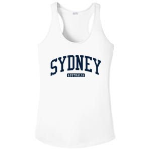 Sydney Australia College University Style Ladies PosiCharge Competitor Racerback Tank