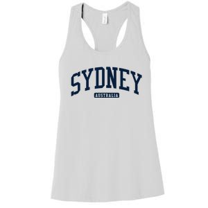 Sydney Australia College University Style Women's Racerback Tank