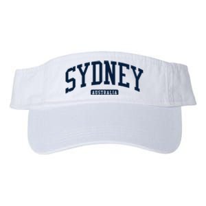 Sydney Australia College University Style Valucap Bio-Washed Visor