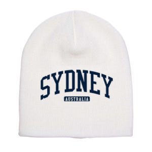 Sydney Australia College University Style Short Acrylic Beanie