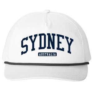 Sydney Australia College University Style Snapback Five-Panel Rope Hat