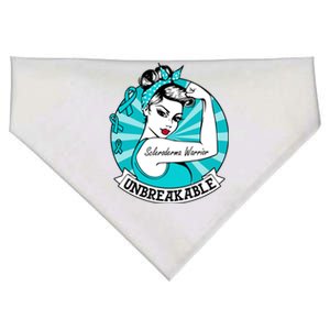 Scleroderma Awareness Cool Gift Scleroderma Warrior Unbreakable Funny Gift USA-Made Doggie Bandana