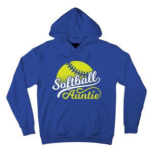 Softball Aunt Coach Softball Auntie Meaningful Gift Hoodie