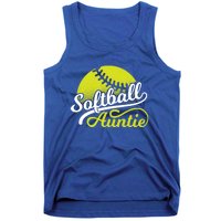 Softball Aunt Coach Softball Auntie Meaningful Gift Tank Top