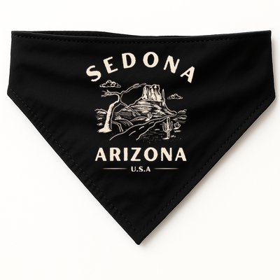 Sedona Arizona Cactus Sunset Desert USA-Made Doggie Bandana