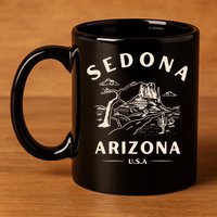 Sedona Arizona Cactus Sunset Desert 11oz C Handle Ceramic Mug