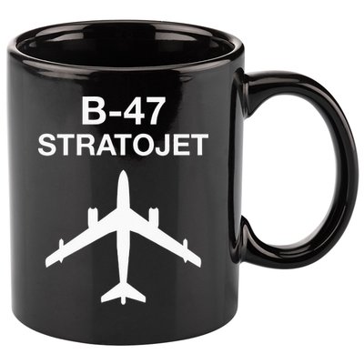 Strategic Air Command B-47 Stratojet SAC Cold War 11oz C Handle Ceramic Mug