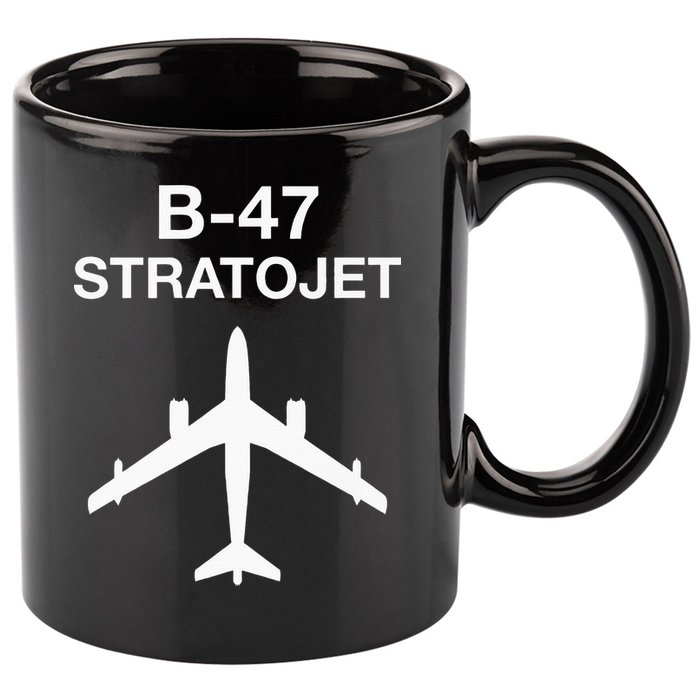 Strategic Air Command B-47 Stratojet SAC Cold War 11oz C Handle Ceramic Mug