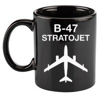 Strategic Air Command B-47 Stratojet SAC Cold War 11oz C Handle Ceramic Mug