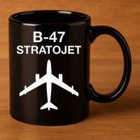 Strategic Air Command B-47 Stratojet SAC Cold War 11oz C Handle Ceramic Mug