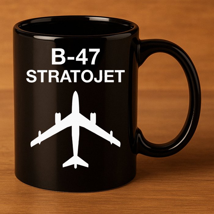 Strategic Air Command B-47 Stratojet SAC Cold War 11oz C Handle Ceramic Mug