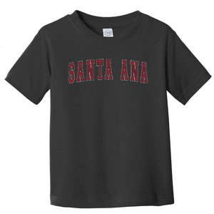 Santa Ana California Souvenir Vacation College Style Red Toddler T-Shirt