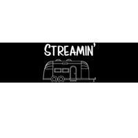 Streamin' Airstream Camping Bumper Sticker